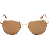 Randolph Engineering Aviator Gold 23K | Tan Polarized Skull- Af052