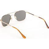 Randolph Engineering Aviator 23K Gold Sunglasses | Gray Polarized Skull AR