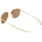 Randolph Engineering Aviator 23K Gold Sunglasses | Tan Polarized Bayonet AR