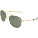 Randolph Engineering Aviator Bayonet Sunglasses | Gold 23K -AGX AR Af232 58mm