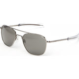 Randolph Engineering Aviator Gunmetal Sunglasses | Gray Polarized PC Bayonet 55MM AF5R634-PC