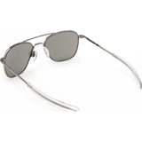 Randolph Engineering Aviator Gunmetal Sunglasses | Gray Polarized PC Bayonet 55MM AF5R634-PC