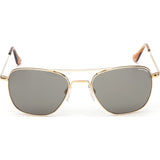 Randolph Engineering Aviator 23K Gold Sunglasses | Gray Polarized Bayonet