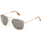 Randolph Engineering Aviator 23K Gold Sunglasses | Gray Polarized Bayonet