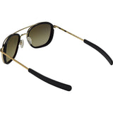 Randolph Engineering Fusion Aviator 23K Gold/Black Sunglasses | Green Gradient Bayonet Af51601-I3-Ny