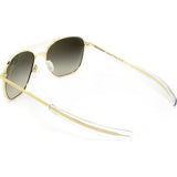 Randolph Engineering Aviator 23K Gold Plated Sunglasses | Green Gradient Bayonet