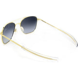 Randolph Engineering Aviator 23K Gold Plated Sunglasses | Blue Gradient Bayonet