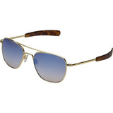 Randolph Engineering Aviator 23K Gold Sunglasses | Oasis Metallic Nylon AR Bayonet 55MM AF51606-NY