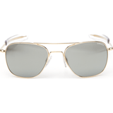 Randolph Engineering Aviator 23K Gold Plated Sunglasses | Gray Flash Mirror Glass Bayonet 55MM AF51663