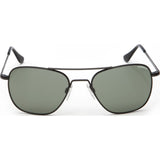 Randolph Engineering Aviator Matte Black Sunglasses | AGX Green Skull