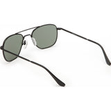 Randolph Engineering Aviator Matte Black Sunglasses | AGX Green Skull