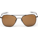 Randolph Engineering Aviator Matte Black Sunglasses | Tan PC Bayonet 55MM AF52612-PC