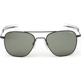 Randolph Engineering Aviator Matte Black Sunglasses | AGX Green Bayonet