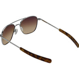 Randolph Engineering Aviator Matte Chrome Sunglasses | Oasis Metallic Nylon AR Bayonet 55MM AF54606-NY