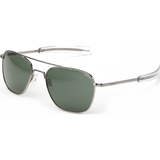 Randolph Engineering Aviator Gunmetal Sunglasses | AGX Glass Bayonet 58MM AF8R614
