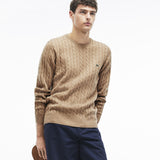 Lacoste Cable Knit Men's Wool Sweater | Renaissance Clair