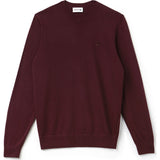 Lacoste Cotton Men's Crew Neck Sweatshirt | Red Basque Chine