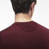 Lacoste Cotton Men's Crew Neck Sweatshirt | Red Basque Chine