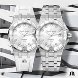 Maurice Lacroix AIKON AUTOMATIC 38 mm WHITE CERAMIC STRAP PCKG | AI6057-SS00F-150-F