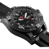 Armourlite Navigator AL1001 Black-Green-Yellow Tritium Watch | Rubber