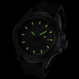 Armourlite Professional Shatterproof Men's Watch Black-Green | Rubber AL41