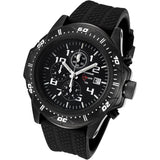 Armourlite Professional Shatterproof Chronograph Men's Watch Black-Blue | Rubber AL43-B
