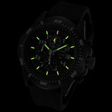 Armourlite Professional Shatterproof Chronograph Men's Watch Black-Green | Rubber AL43