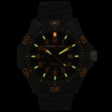 Armourlite Caliber Polycarbonate/Sapphire Men's Watch Black-Orange | Steel AL622