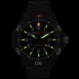 Armourlite Caliber Polycarbonate/Sapphire Men's Watch Black-White | Steel AL623