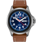 Armourlite Officer AL823 Blue Watch | Brown Leather
