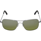 Randolph Engineering Archer Matte Chrome Sunglasses | Jade Metallic Nylon AR Skull 59MM ART4410-NY