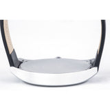 squarestreet SQ31 Aluminum Off-White Watch | Silver/Black Leather SQ31 AS-03