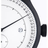 squarestreet SQ31 Aluminum Off-White Watch | Black/Camel Leather SQ31 AS-05