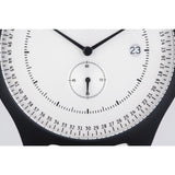 squarestreet SQ31 Aluminum Off-White Watch | Black/Camel Leather SQ31 AS-05