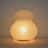 Asano Paper Moon Table Lamp | Gourd