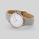 The Horse Classic Polished Rose Gold Watch | Grey AS01- B1