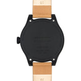squarestreet SQ31 Aluminum Off-White Watch | Black/Camel Leather SQ31 AS-05