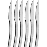 Degrenne Astree Cisele Mirror Finish Serrated Steak Knives Set | Gift Box of 6