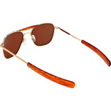 Randolph Engineering Aviator II 23K Gold Sunglasses | American Tan