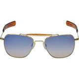 Randolph Engineering Aviator II 23K Gold Sunglasses | Oasis Metallic Nylon AR Bayonet 55MM AT51606-NY