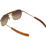 Randolph Engineering Aviator II 23K Gold Sunglasses | Oasis Metallic Nylon AR Bayonet 55MM AT51606-NY