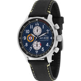 Avi-8 Hawker Hurricane AV-4011 Panda Watch | Leather Strap +Blue/Black