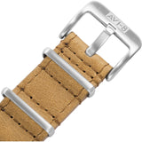 AVI-8 Hawker Hurricane AV-4046 Automatic Watch | Leather + Nylon Straps color- Black/Beige/Beige