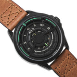 AVI-8 Hawker Harrier II AV-4047 Pegasus Watch | Leather Strap color-Gun Metal/ Brown