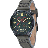 AVI-8 Lancaster Bomber AV-4050 Aviator Watch | Leather color-Blue/Blue