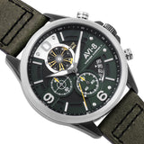 AVI-8 Hawker Harrier II AV-4051 Chronograph Watch | Leather Strap color-Grey/ Grey