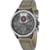 AVI-8 Hawker Harrier II AV-4051 Chronograph Watch | Leather Strap color-Grey/ Grey