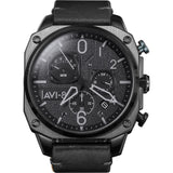 AVI-8 Hawker Hunter AV-4052 Chronograph Watch | Leather Strap color-Green/Green