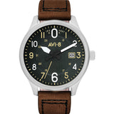 AVI-8 Hawker Hurricane AV-4053 Military Analog Watch | Leather Strap color-Cream/Cream