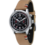 AVI-8 Flyboy AV-4054 Lafayette Watch | Leather Strap Color-Green/ Dark Green